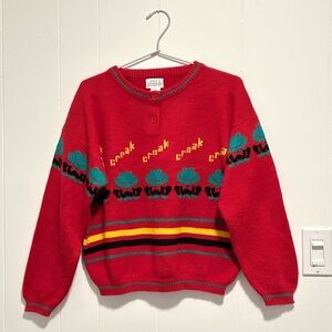 Vintage Frog Sweater